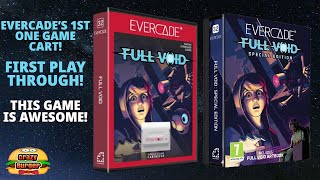 Full Void 1st Play Through! Evercade's First Single Game Cart AND It's AWESOME!