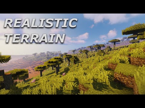 Incredibly Realistic Terrain Generation in Minecraft (A Movie)