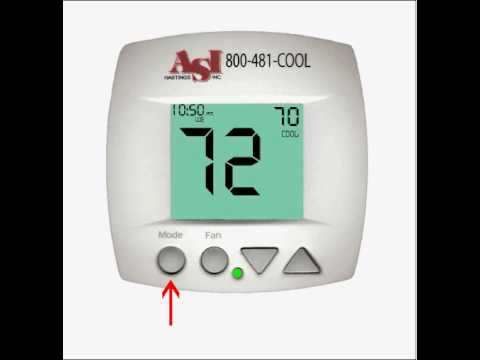 Thermostat Model: 1050 - System Operation