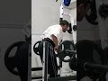 Bb bent over row. Big contraction, explosive reps.