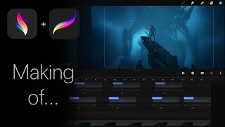 Making Of - Storm Monster scene- Procreate Dreams + Procreate