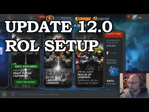 Realm of Legends 12.0 Setup | Marvel Contest of Champions