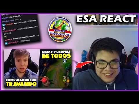 ESA REACT | MAIOR PS1COPATA DO LOL, PC GAMER DO PIJACK TRAVANDO, BRTT PINANDO