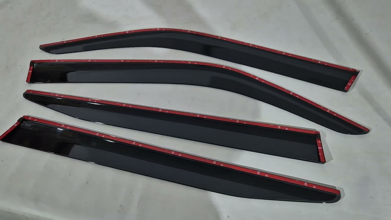 Toyota Land Cruiser 300 2021- рр. Вітровики (4 шт, HIC) Video 1