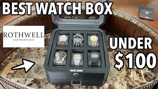 ROTHWELL 6 WATCH BOX REVIEW - Best Watch Box UNDER $100?