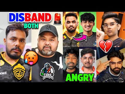 DISBAND GodLike & S8uL - But😳 All SHOCKED Reaction😱 IQOOSoul Full STORY Explained,BGMI,Amar,GoldyDa