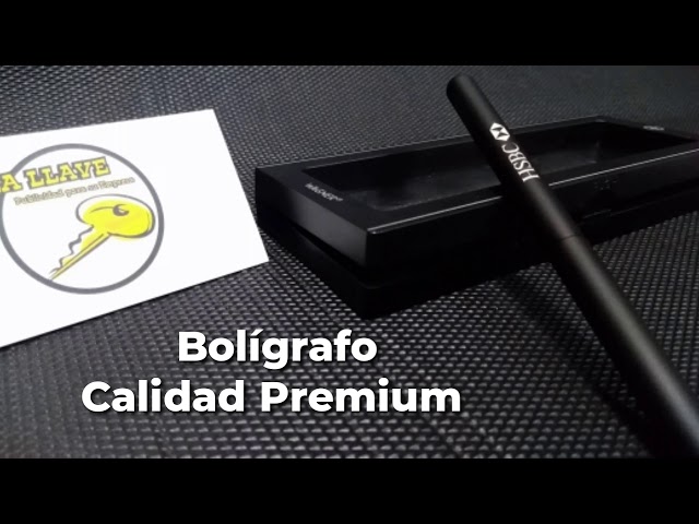 Vídeo relacionado con Bolígrafo personalizado de metal negro satinado de primera calidad + caja de regalo | Diseñe un regalo realmente único | Grabado con láser (Tinta negra)