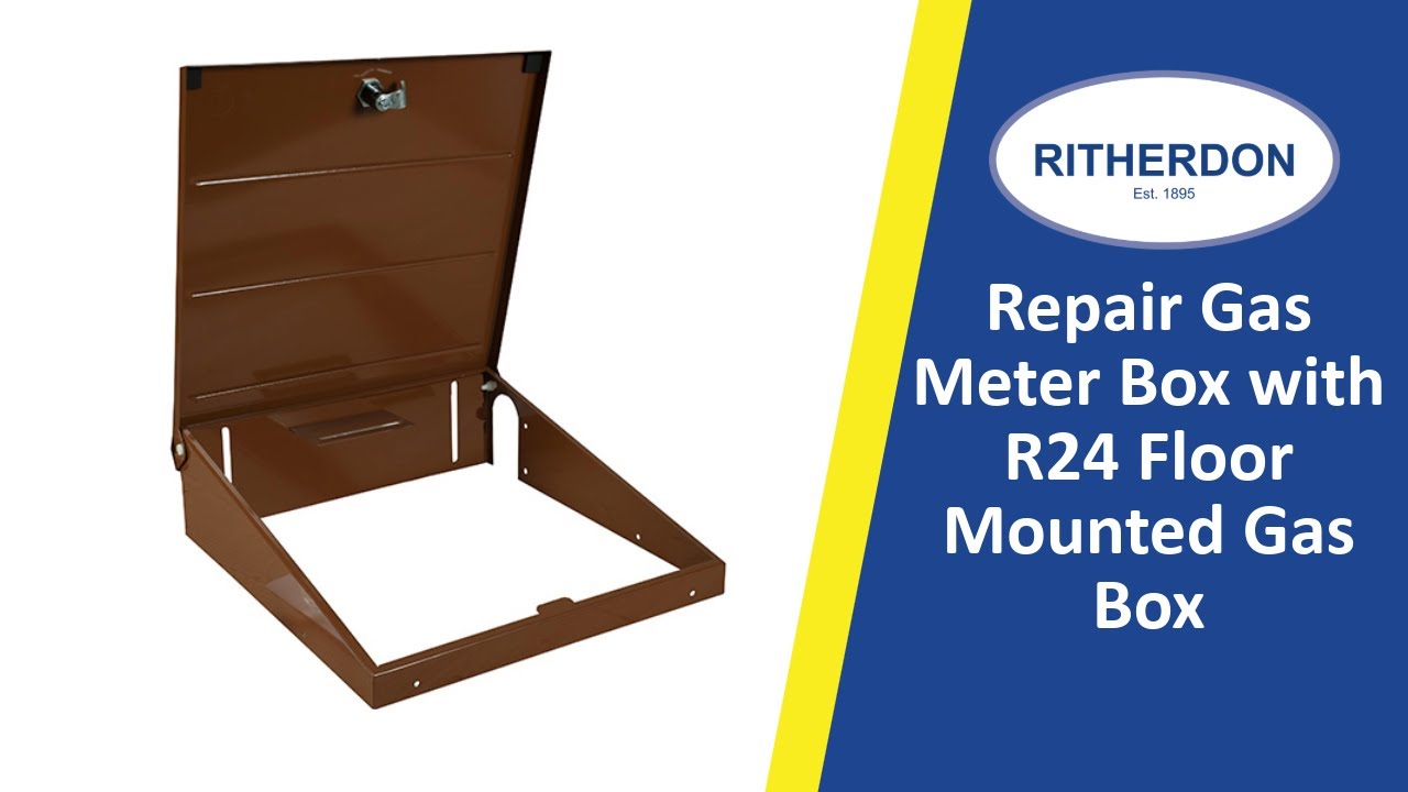 Repair Gas Meter Box R24 Replacement Floor Mounted Semi Concealed Gas Box Measuring/Fitting Video
