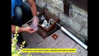 Repair Gas Meter Box R24 Replacement Floor Mounted Semi Concealed Gas Box Measuring/Fitting Video