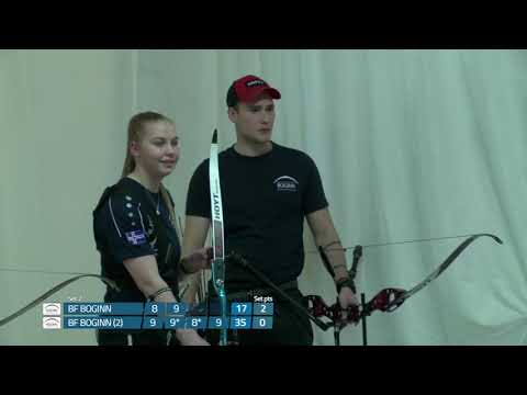 Boginn vs Boginn (2) Recurve Mixed Team Gold finals Icelandic National Indoor Championships 2021