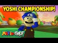 Yoshi Championship With Luigi Mario Golf 64 N64