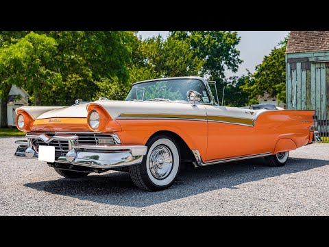 Thumbnail for 1957 Ford Fairlane 500 Sunliner 312ci V8 Walk-around Video by 1957 Ford