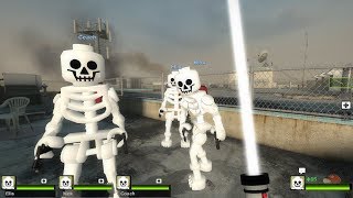 Left4Dead: Lego Skeleton Survivors Mod! (With Slimers Mod)
