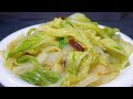 Restaurant Style Chinese Cabbage Stir Fry Crispy Flavorful Never Watery