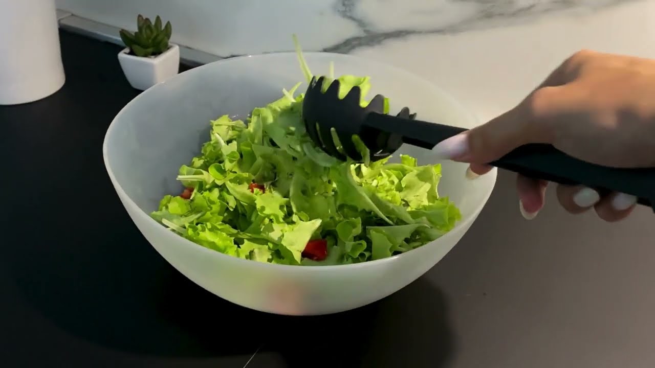 3 Insalatiere Con Coperchio 2L - Plastica Senza BPA, Infrangibili, Azzurro - Foto 4