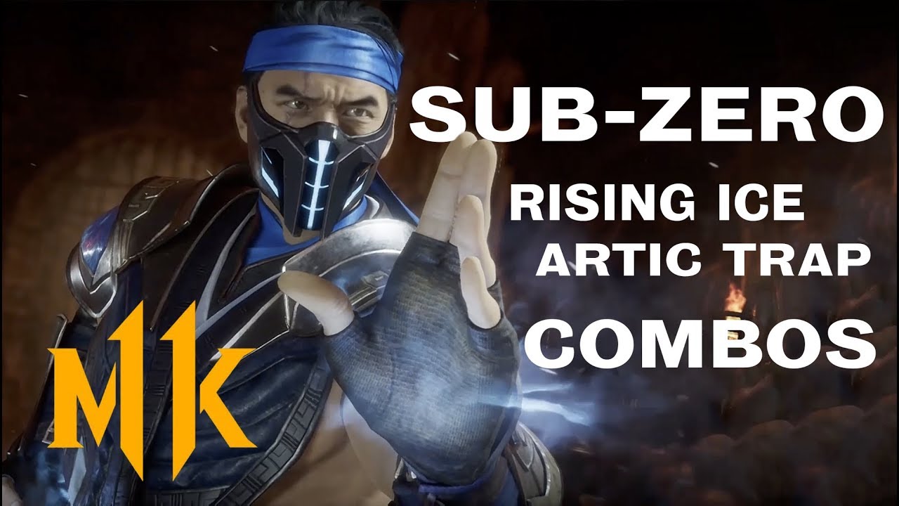 MORTAL KOMBAT 11 / Sub Zero RISING ICE and ARCTIC TRAP combos (custom variation)