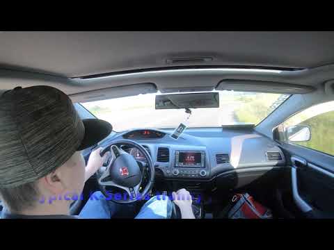 8th Gen Si Full Race Exhaust interior sound K20z3 Full Bolt ons