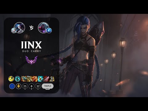 Jinx ADC vs Varus - EUW Master Patch 13.3