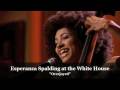 Esperanza Spalding at the White House honoring ...