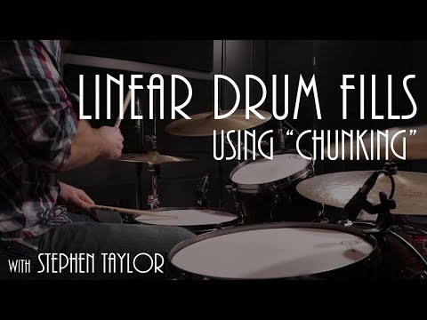 Linear Drum Fills (Using Chunking) - Drum Lesson - Stephen Taylor