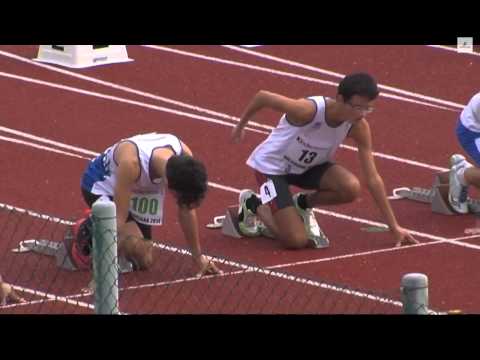 Gianpietro Fronteddu 9"29 Campionati Italiani Cadetti 2014 - Batteria