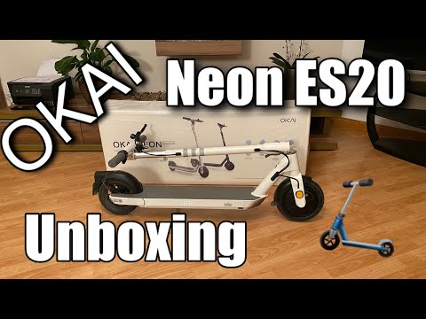 Okai Neon ES20 E Scooter Unboxing - DE Version mit Straßenzulassung