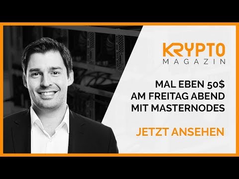 Am Freitag Abend mal eben 50$ mit meinen Masternodes verdient ... so gehts