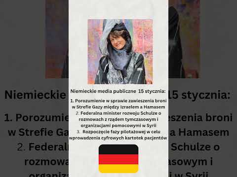 Niemieckie media publiczne 15 stycznia
