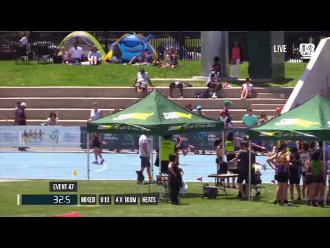 MIXED U09 4X100M HEAT 3 - 2017 SUBWAY STATE RELAY CHAMPIONSHIPS // LAVicTV