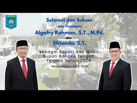 Sah, Ini Bupati dan Wakil Bupati Terpilih Bangka Tengah 2025 – 2030