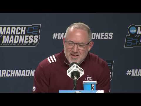 Texas A&M Second Round Postgame Press Conference - 2025 NCAA Tournament