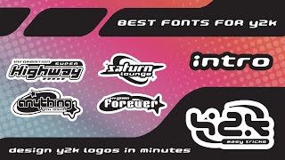 Make Y2K Aesthetic Logos in Minutes (Adobe Illustrator)