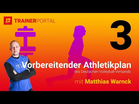 Vorbereitender Athletikplan des Deutschen Volleyball-Verbands: Teil 3