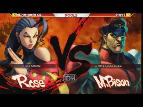 Defend the North 2015 - USF4 Pools - OG Mastermikee21 (Rose) vs Steve S (M. Bison)