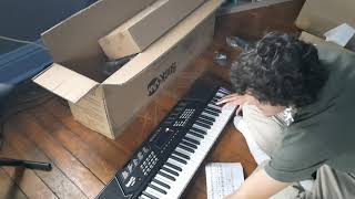 Video thumbnail for Reviewing the RockJam 5061 61 Key Piano Keyboard! by feedwater