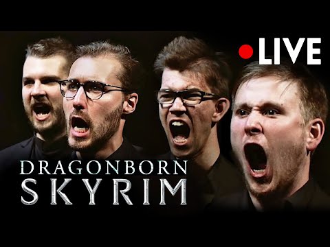 SKYRIM Main Theme Dragonborn - EPIC ORCHESTRAL LIVE by Game Music Collective feat Euga Male Ch
