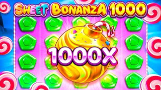 NEAR MAX GREENS SWEET BONANZA 1000! [TOP 10] BIGGEST SLOT WINS OF THE DAY! #199