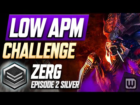 StarCraft 2 Low APM Challenge 2022! Zerg Rank Up Guide - Silver (Ep. 2)