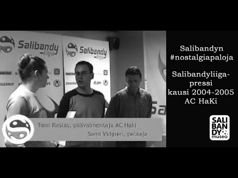 2004 Salibandy #nostalgiapaloja. Liigapressi AC HaKi