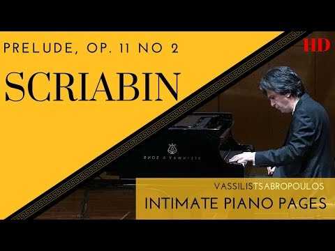 Scriabin, Prelude, Op. 11 No 2 / Vassilis Tsabropoulos
