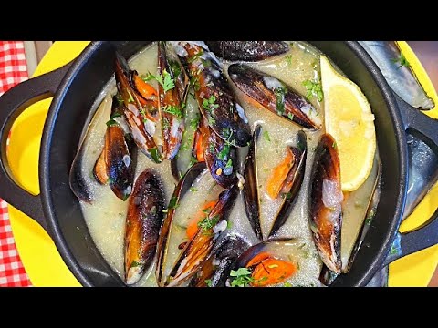 Mejillones en Salsa de Vino - Están RIQUISIMOS- Receta Fácil(A mi manera)