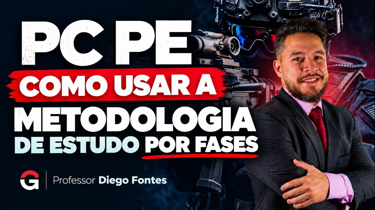 Como usar a Metodologia de Estudo de Fases no concurso PC PE