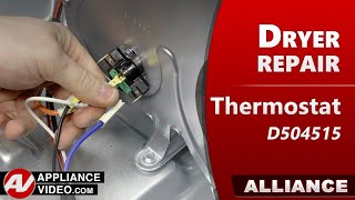 Speed Queen Dryer No Heat Thermostat Repair