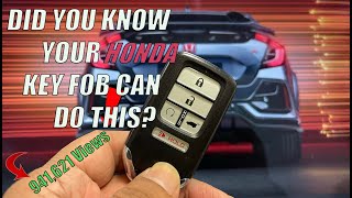 Did you know your Honda key fob can do this?