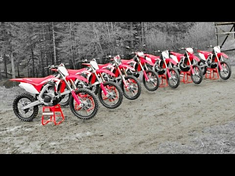 2019 Honda CRF Lineup – CRF450L, CRF450RWE, CRF450R, CRF450X, CRF450RX, CRF250RX, CRF250R, CRF150R