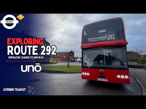 FIRST DAY of Route 292 having a NEW operator??!  .. Exploring Route 292 with UNŌ BUS!