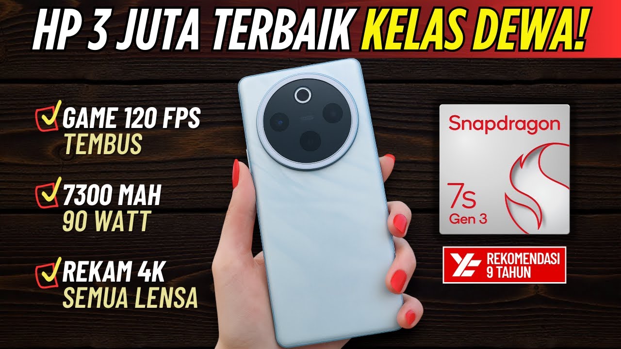 Anti Kentang‼️ 5 HP 3 JUTAAN TERBAIK [3 - 3,5 JUTA] Desember 2025