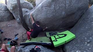Video thumbnail of The machina, 6c (sit). Can Boquet