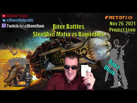 Factorio Biter Battles - Behemoth League - SteelAxe Mafia vs Baguettes