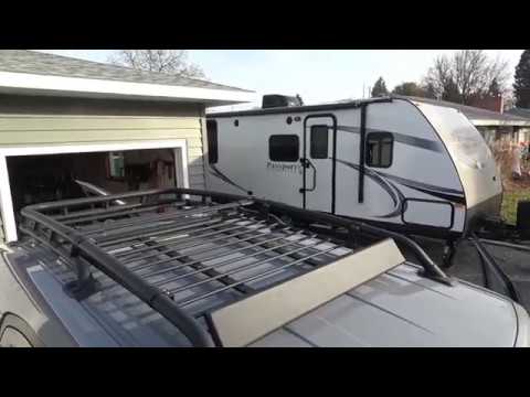 FJ Cruiser roof rack extension